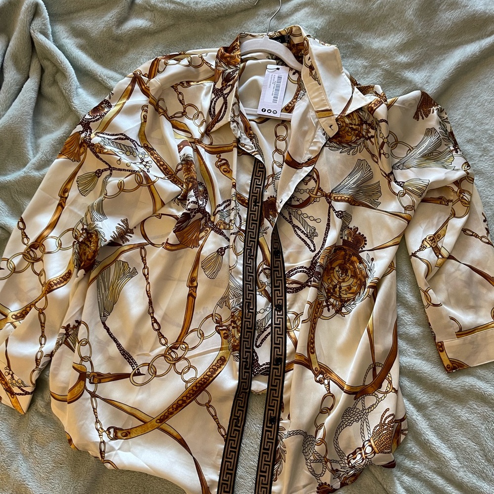 Boohoo fancy top